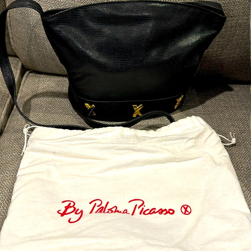 Black leather Paloma Picasso Shoulder bag